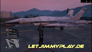 GTA Online P-996 Lazer airplane testflight