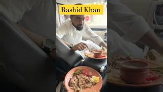 Rashid Khan Enjoy  Chapli Kabab #rashidkhan #shorts