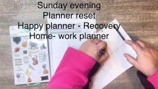 Sunday Planner Reset//Happy Planner// 1st week of February