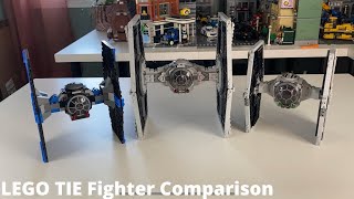 LEGO Tie Fighter Comparison (7146, 75211, 75300)