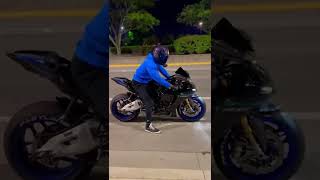 yamaha r1 exhaust note 🔥🔥💥#shorts