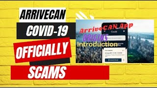 Beware: COVID-19 Scams with ArriveCan App