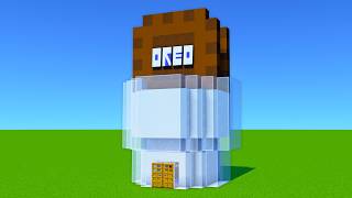 How To Build a OREO Cookie House In Minecraft