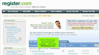 How to update your DNS @ Register.com