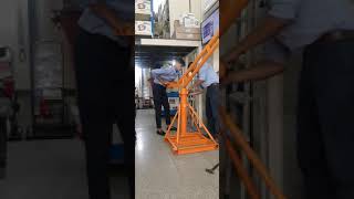 Building construction monkey lift price in India | Mini Crane installation | Mini Building Material