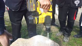 Test młotów DEWALT FLEX VOLT plus i max  I Mistrzostwa Polski Cieśli Chochołów 2017