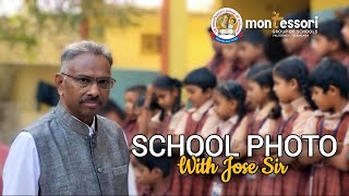 School Photo with Jose Sir | 2024 | Montessori High School | Valigonda | TS