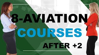 8 AVIATION COURSES,ELIGIBILITY,  SCOPE,FEES, PILOT TRAINING| AEROSPACE | BBA AVIATION |AIR-HOSTESS