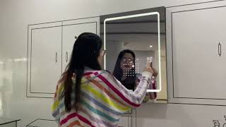 Your new lifestyle- smart bathroom touch screen mirror