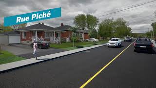 Reconstruction de la rue Piché