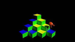 Q*bert in RTX | Blender 3.0 Animation #shorts #blender #animation #3d #qbert #rtx