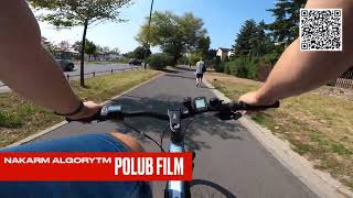 Ostrobramska od ul. Zamienieckiej  do ul. Poligonowej Warszawskie Trasy rowerowe Warsaw Tour 4K POV