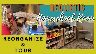 REALISTIC Homeschool Room Tour || Homeschool Organization