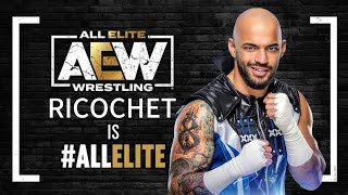 Ricochet debuts at AEW | aew all in results highlights bryan danielson ronaldo channel britt baker