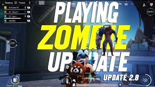 PLAYING ZOMBIE MODE UPDATE 2.8 FIRST TIME | SOLO 16 KILLS | APARTMENTS |