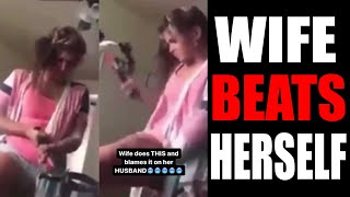 Woman Beats Herself With A Hammer And Blames Her Husband