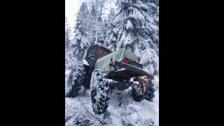 Трактор Т-40 лесное бездорожье / Tractor T-40 forest off-road