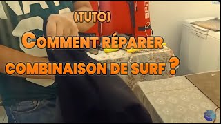 Comment réparer combinaison de surf 2024 , chasse sous marine - تصليح بدلة غوص #Dalydenti