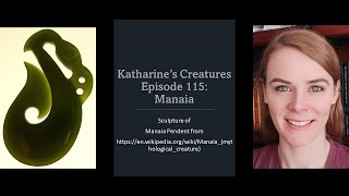 Katharine's Creatures Episode 115: Manaia