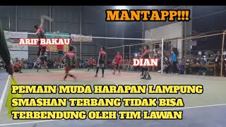 AKSI ARIF PEMAIN MUDA DARI BAKAU MEMBOMBARDIR TEAM LAWAN DI TURNAMEN BAKTIRASA CUP 1 SRAGI LAMSEL