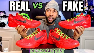 REAL vs FAKE KOBE Proto 6  REVERSE GRINCH! WATCH BEFORE YOU BUY!  Nearly IDENTICAL 🤯