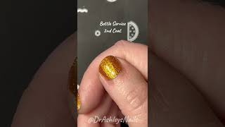 Holo Taco Bottle Service Swatch #nails #nailpolish #swatches #holotaco #gold #holographic