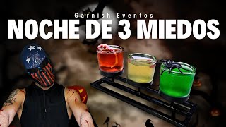 Cócteles de Halloween: Noche de tres miedos - Tutorial Bartender #GarnishEventos