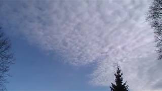 Wednesday January 31 2018 Time Lapse Sky Clouds Connecticut Filmed South Cold Windy Day