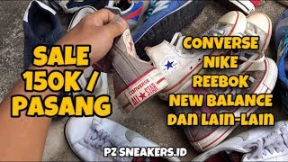 SEPATU SECOND ORIGINAL 150RIBU SAJA | CONVERSE NIKE REEBOK NEW BALANCE