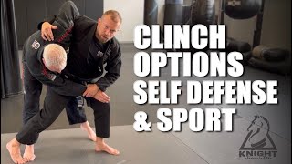 Clinch Overhook vs Underhook - Jiu-Jitsu Self Defense