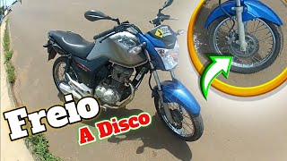 COLOQUEI FREIO A DISCO NA START 160 Mandei uns GRAU