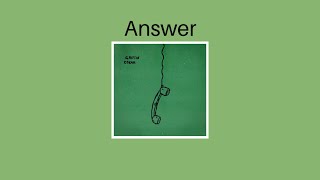 Griffin Oskar - "Answer" • Lyrics •