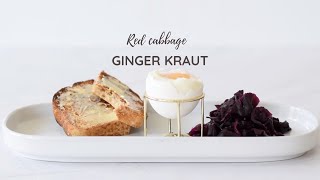 A variation on traditional sauerkraut