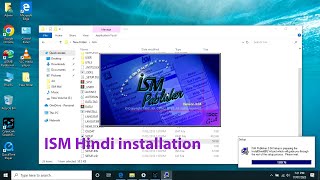 ISM Hindi installation