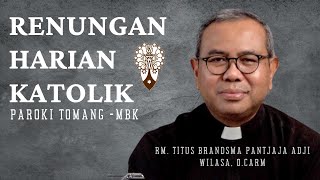 RENUNGAN HARIAN KATOLIK JUMAT 30 AGUSTUS 2024