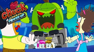 Chuck Chicken Power Up Special Edition - Laboratory experiment 👻 Cartoons compilation Action Cartoon