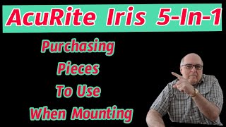 Mounting An AcuRite Iris 5-In-1 Weather Station💢💢Purchasing The Pole And Bracket💢💢[My Suggestions]