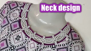 Latest neck design.dori neck design