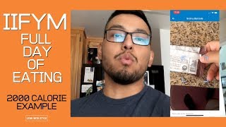 IIFYM Full Day of Eating For Weight Loss [2000 Calorie Example]