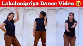 Mahanadhi Serial Actress Lakshmipriya Dancing Video 🔥😍 | Lakshmipriya | Vijaytv | Cine Talkies