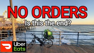 Uber eats bike delivery. No orders at all for both Ubereats and Doordash part 1/2