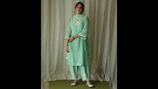 beautiful designer Schiffli kurta sets #trending #fashion #outfit#youtubeshorts#yt