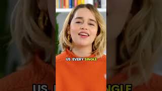 Who Was Most Likely To Cry At Last Season Of Game Of Thrones | Emilia Clarke #trending #shorts