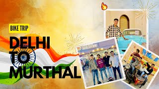 Delhi To Murthal By Bike | Highway Pr Live Accident😱 Baal Baal Bche😥 | @abmotoholics #murthal