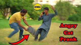 Angry Cat Prank | Pranks In Pakistan | Humanitarians Mini