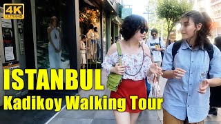 Istanbul Turkey 2022 Kadıköy 26 July Walking Tour | 4k UHD 60fps