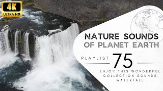 2 hours of pleasant natural sounds -Waterfall.