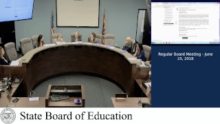 June 25, 2018 - Regular Board Meeting