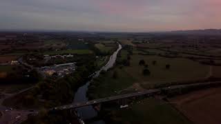 Sunset over the Severn