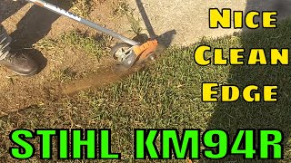 Morning Edging DELIGHT 🌞STIHL KM94R